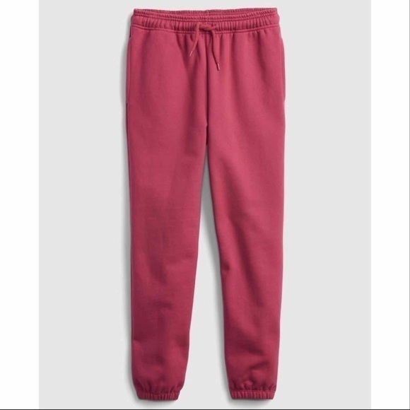Gap Kids NWOT Gen Good Joggers in Raspberry Glaze - Picture 1 of 8